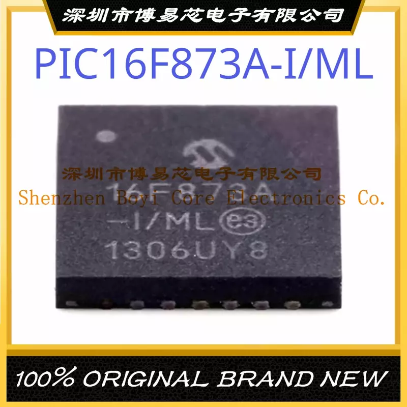 Microcontrolador original IC Chip, PIC16F873A-I ML, QFN-28 Pacote, novo, genuíno