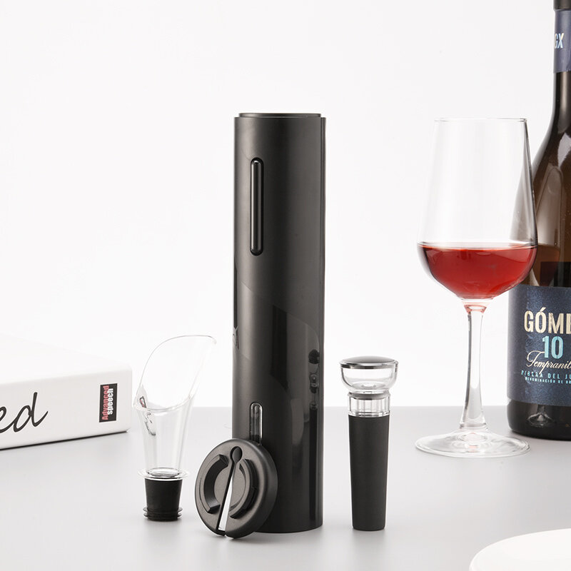 Recarregável saca-rolhas automático, Criativo vinho garrafa abridor com cabo de carregamento USB, Abridor elétrico do vinho para uso doméstico