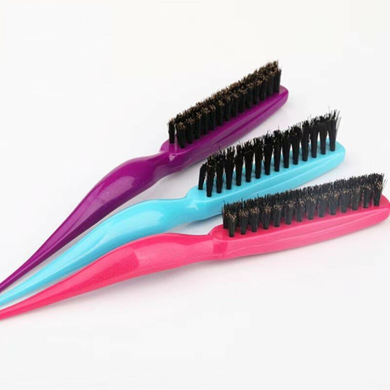 Pro Salon Hair Brushes Comb Slim Line Teasing Combing Brush Styling Tools DIY Kit Professional Plastic Hairdressing Combs