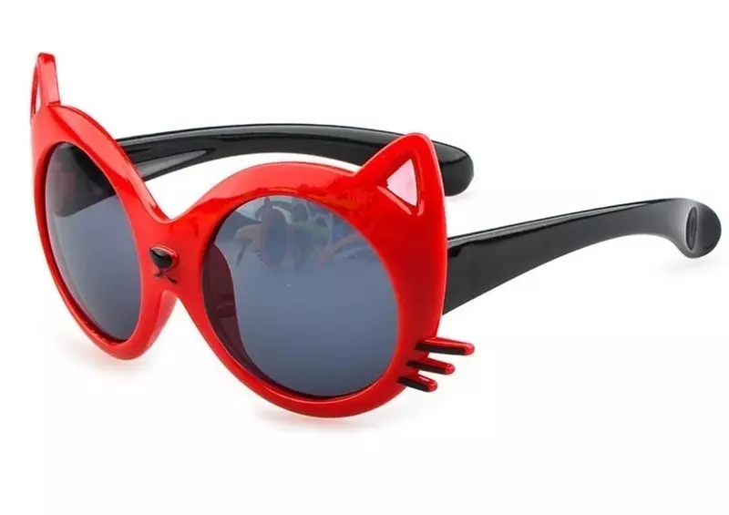 Girls Boy Cute Cat Anti UV Eyeglasses Glasses Toddler Baby Cartoon  Sunglasses For Kids Children