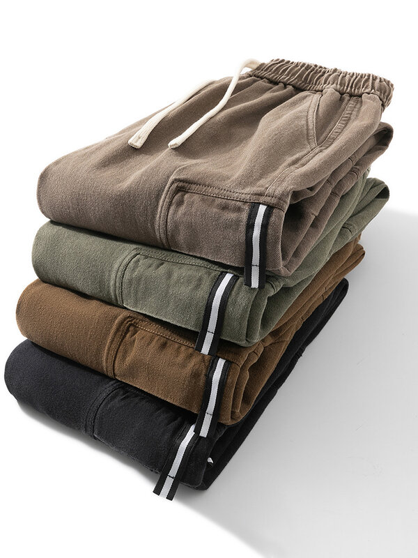 Pantalones Cargo holgados para hombre, ropa de calle con múltiples bolsillos, chándal informal, pantalones Harem de algodón, 8XL talla grande, novedad de 2023