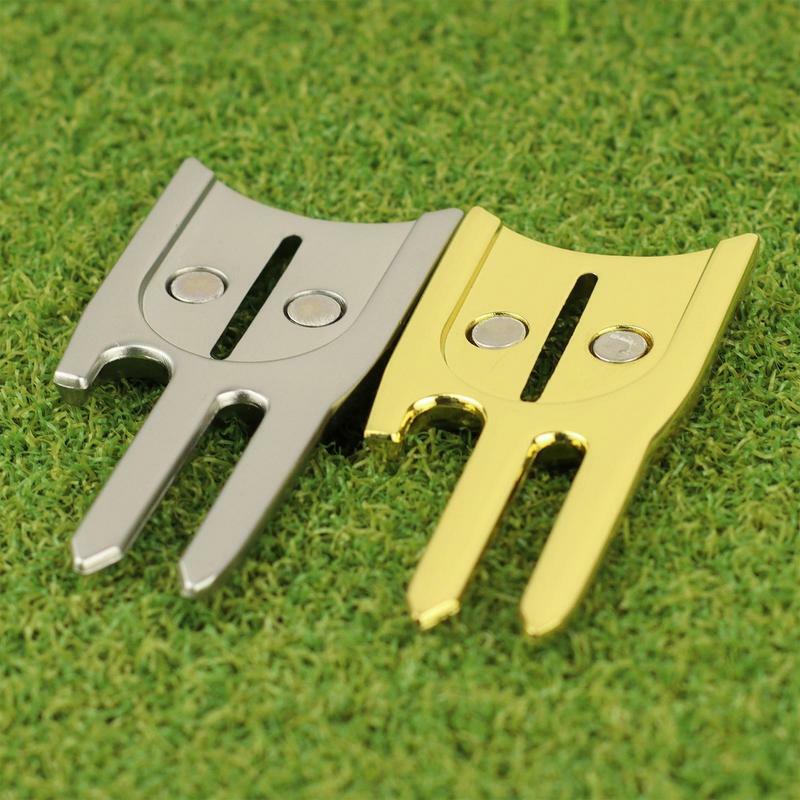 Golf Divot Repair Tool Portable And Wear-resistant Ball Marker Divot Tool Durable Metal Golf Divot Tools For Men Women Golf