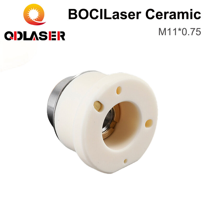 QDLASER BOCI Laser Ceramic Body Dia.41mm M11 High 34mm Nozzle Holder Ring for High Power Fiber Cutting Head BLT420 BLT641