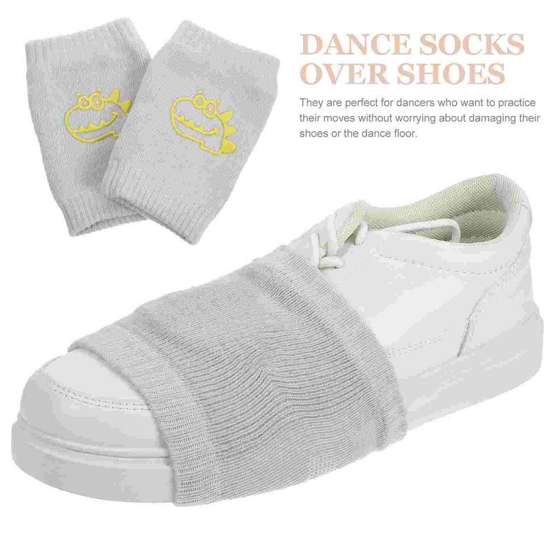 Calcetines protectores para zapatos de bailarina, medias para zapatos de baile, 2 pares