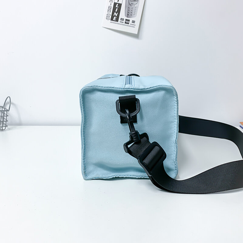 Tittoegirls borse da viaggio di piccola capacità per le donne borsa a tracolla impermeabile Oxford Weekend Cuboid Design borse da palestra 5 colori lettere