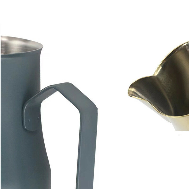 350/500ml Coffee Espresso Milk Frothing Pitcher Stainless Steel Sharp Mouth Milk Steaming Jug Milk Pitcher For Barista