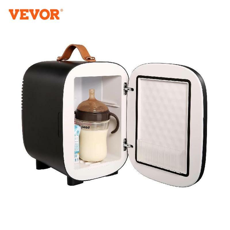 Настольный холодильник VEVOR 4L, переносная косметика, термомаска для напитков в домашнем общежитии