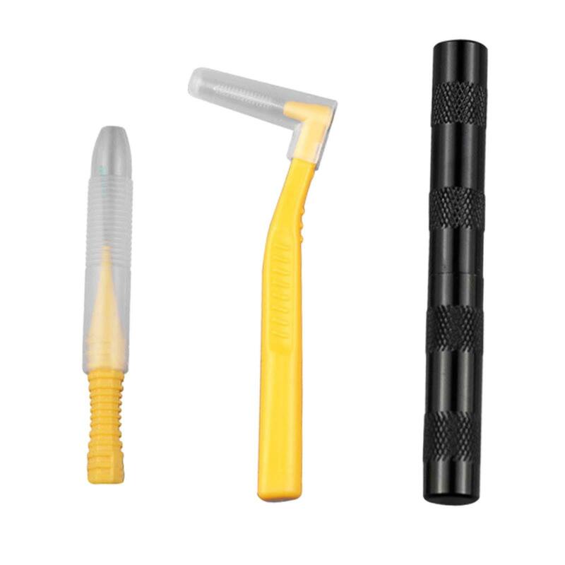 Kit di pulizia per aerografo 3x Set di spazzole per la pulizia degli ugelli detergente per spazzole d'aria strumenti per la pulizia del lavaggio per accessori per la riparazione dell'aerografo