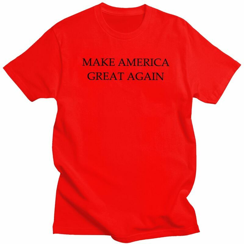 Modny atut 2024 MAGA utrzymać America świetny T-Shirt męski z krótkim rękawem 100% bawełniany T-Shirt koszulka Casual t-shirty w stylu Streetwear