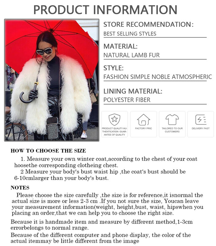 Real Sheepskin Coats For Women Mongolian Lamb Fur Jacket Winter Short Natural Fur Coat Ladies Outwear