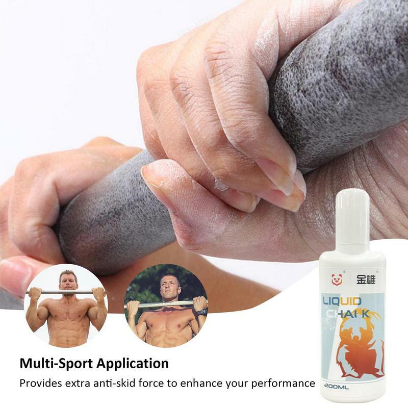 Liquid Chalk Grip Powder Magnesium Powder 200ml Strong Durability Anti-slip Magnesium Powder For Boxing Rock Climbing Gymnastics