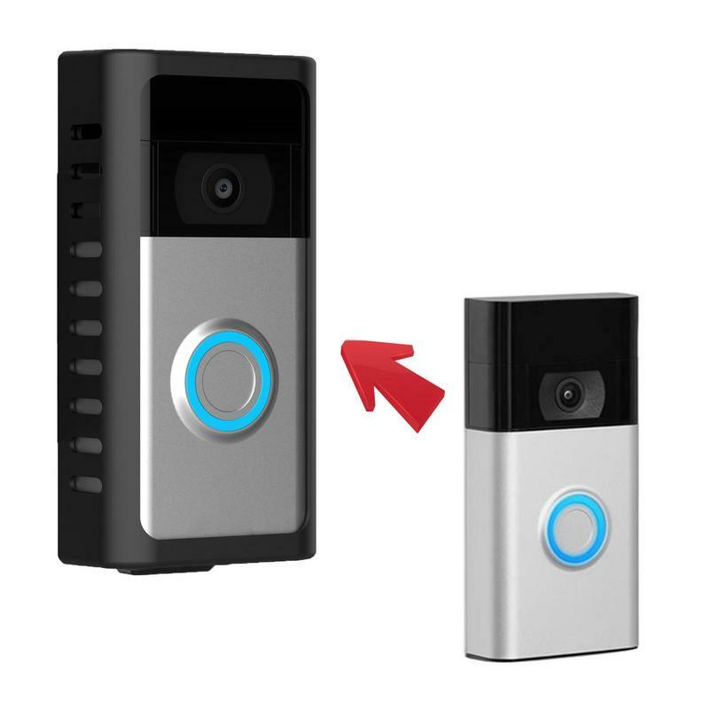 Doorbell Door Mount Doorbell Accessories Drill-Free Anti-Theft 360-Degree Full Coverage Siding Doorbell Holder For Most Home