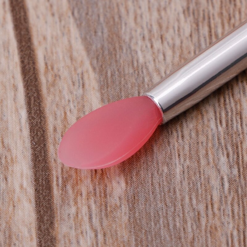 Casa DIY Silicone Lip Use Soft Brush Aplicador Cosmético Beleza Maquiagem Ferramenta