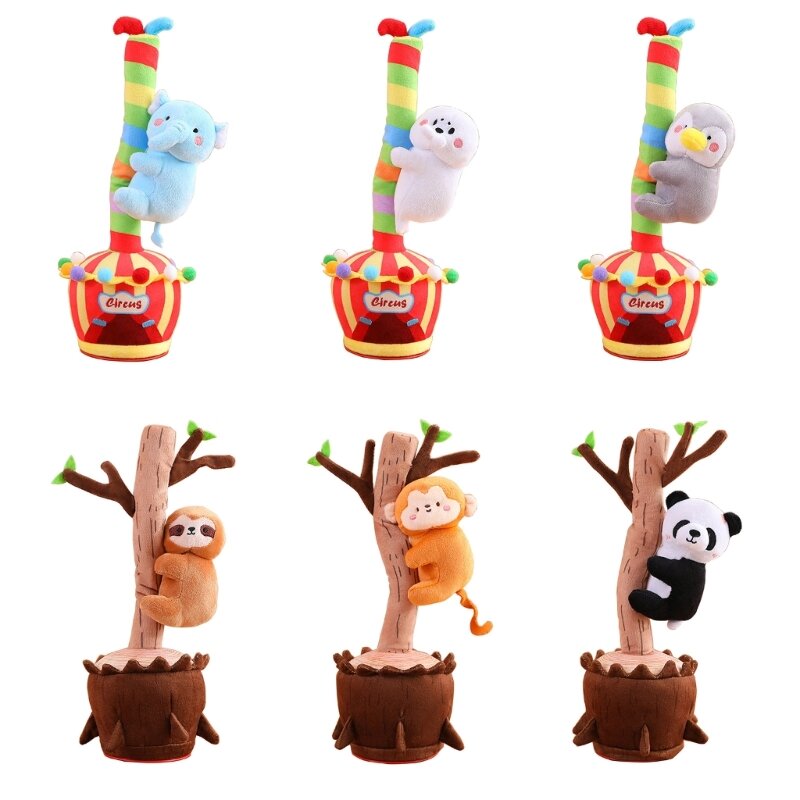 Elektrisches tanzendes Puppenspielzeug, singender Baum, Spielzeug, Neuheitsgeschenk, musikalisches Puppenspielzeug mit