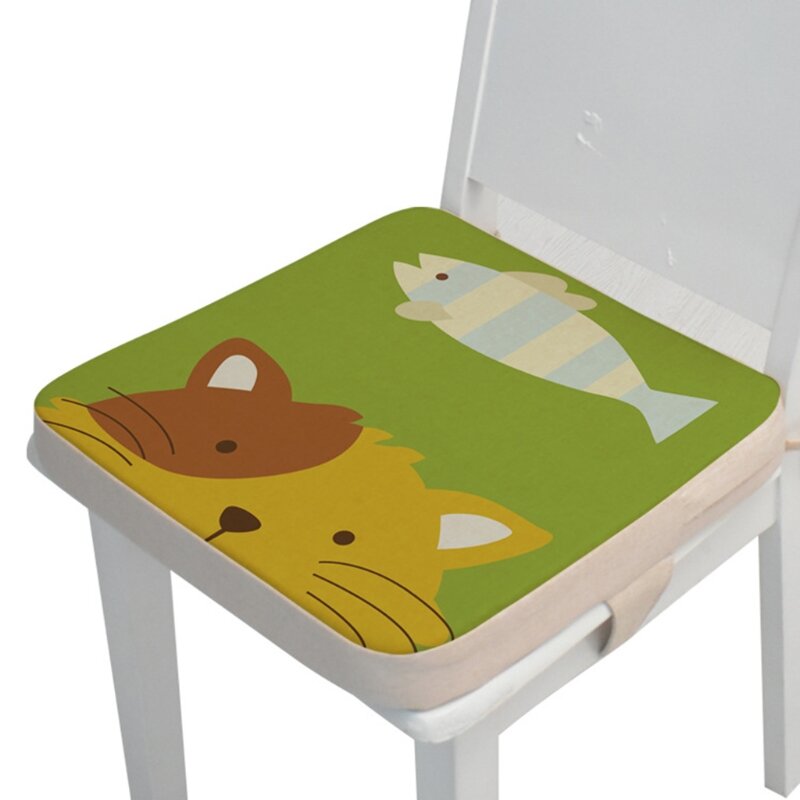 40x40x5 см стульчик для кормления с мультяшными животными для малышей, детский стульчик для увеличения сиденья