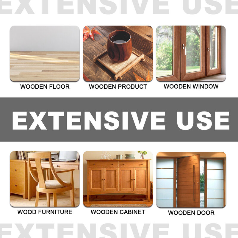 Wood Floor Scratch Repair Agent, Suave e Eficaz, Premium para porta e janela de madeira, Gabinete