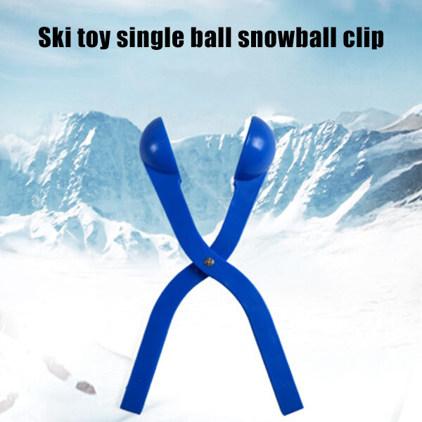 1 pçs snowball maker snowball ferramenta de inverno bola de neve ao ar livre brinquedo esportes cor aleatória