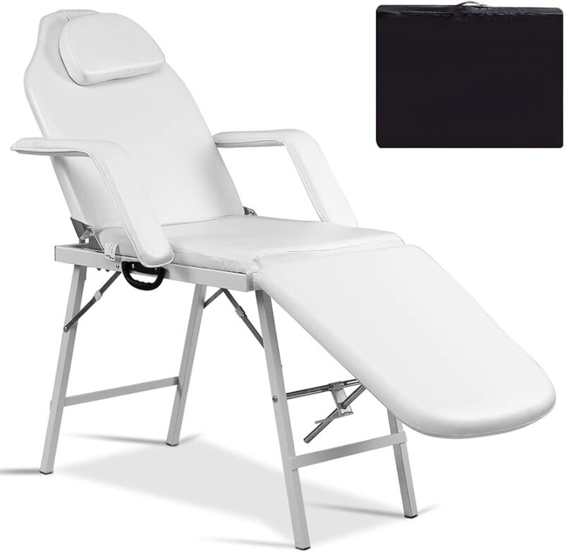 Verstellbares Massage-Gesichts tisch bett, 73-Zoll-Massage-Tattoo-Stuhl für Salon Beauty Spa, tragbares Klapp-Spa-Bett