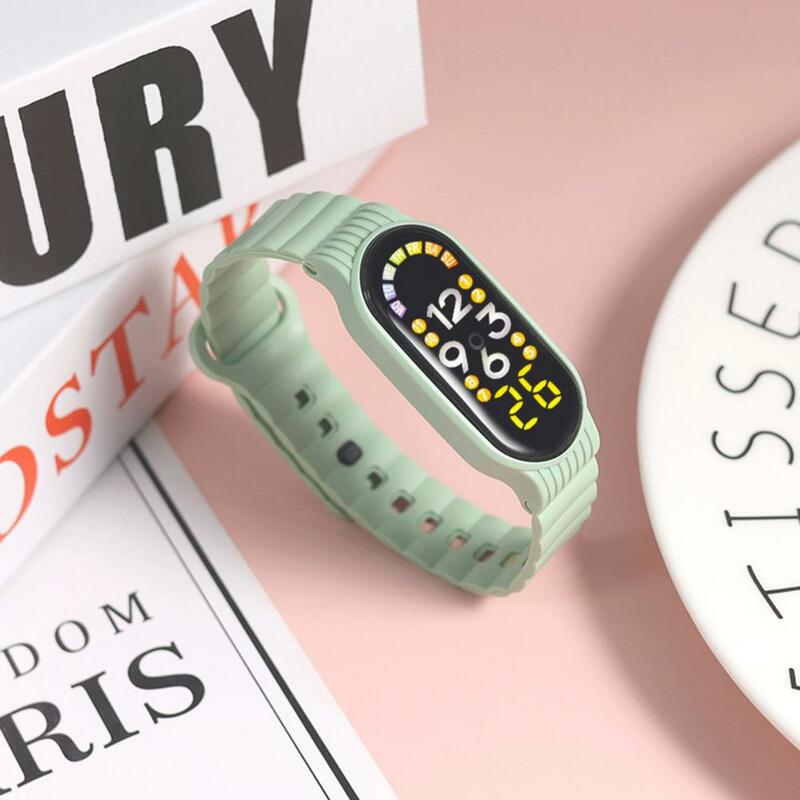 정교한 손목시계, 어린이 착용하기 편한 전자 시계, LED 피트니스 시계, 정확한 시간