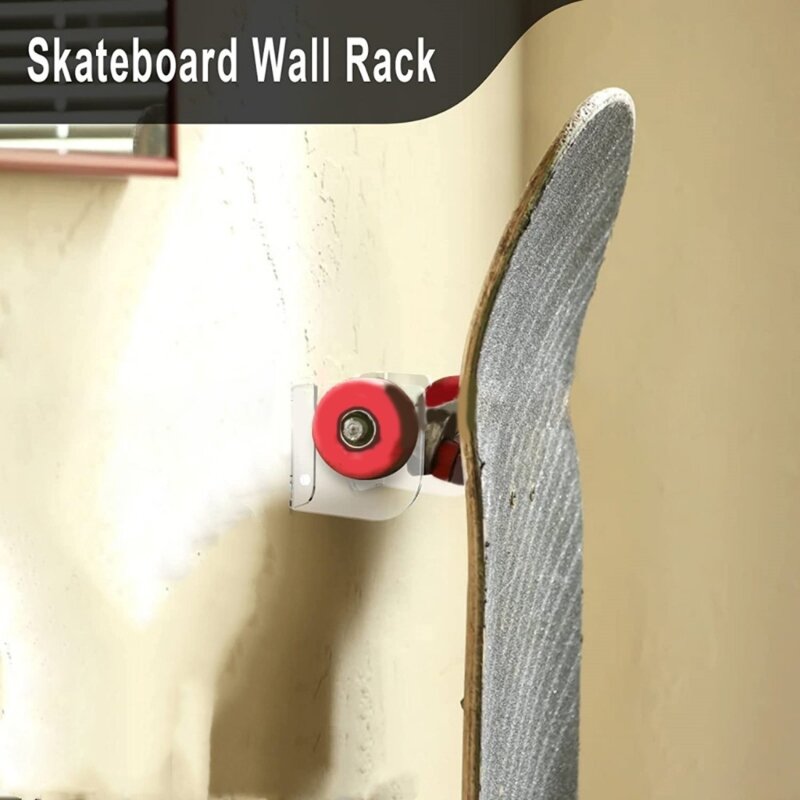 Rak Penyimpanan Skateboard Gantungan Skateboard dengan Sekrup untuk Dek Skateboard