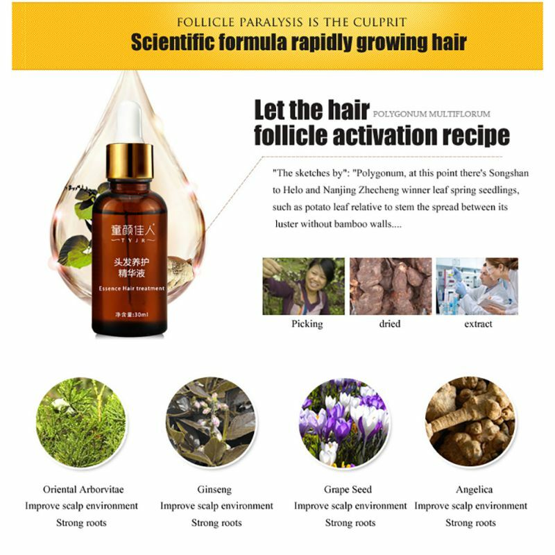 30ml anti queda de cabelo crescimento óleos essenciais danos rápidos reparação secura suave hidratação suave estilo cuidados de saúde maquiagem