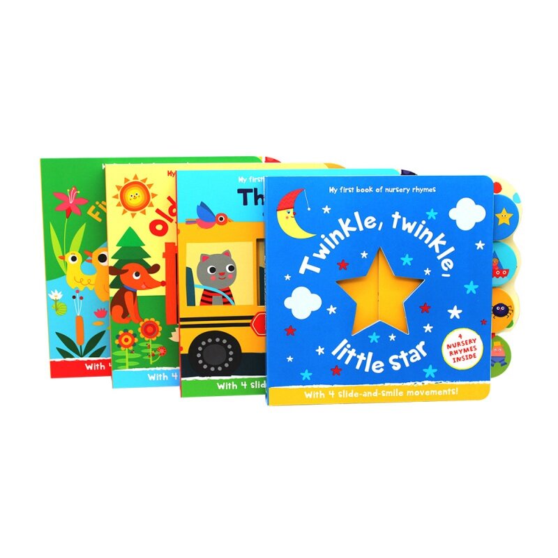 custom Customized Pop-up Book Hardcover Mounting Pull Child Book Printing Hardcover Board Children Books