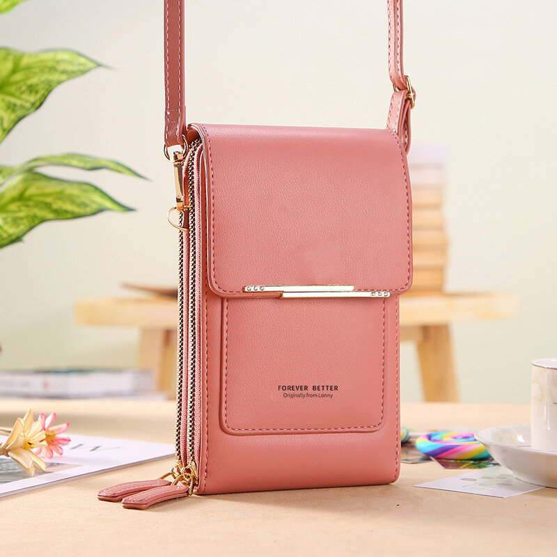 Crossbody Cell Phone Shoulder Bags for Women Touch Screen Phone Wallet Luxury Bags 2022 Ladies Card Hold Purse Clutch Handbags