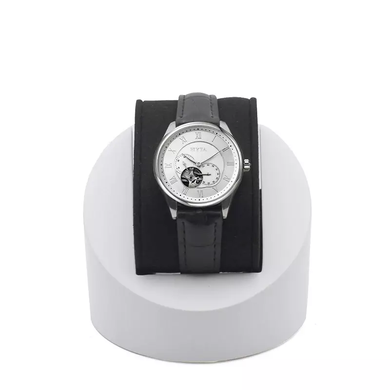 Relógio de luxo titular organizador exibição pulseira relógio de mesa suporte mecânico para relógios masculinos caso loja jóias caixa misteriosa