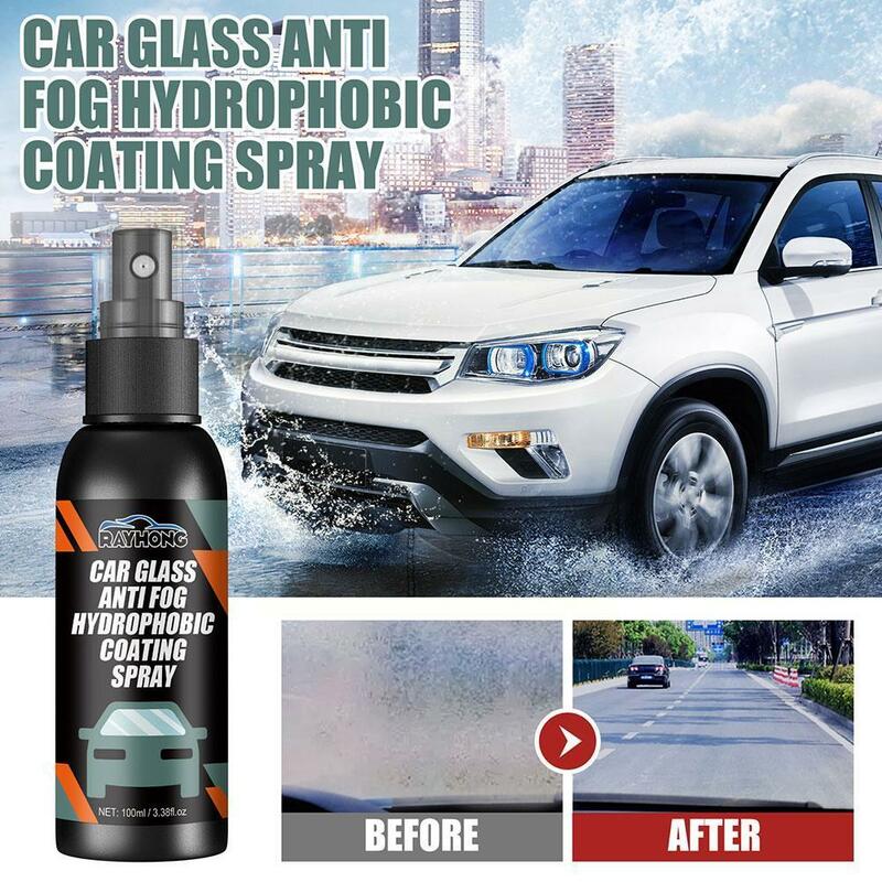 100ml Automobile Windshield Spray Anti Rain Coating For Car Glass Hydrophobic Anti-rain Car Liquid Windshield Mirror Mask V7P6
