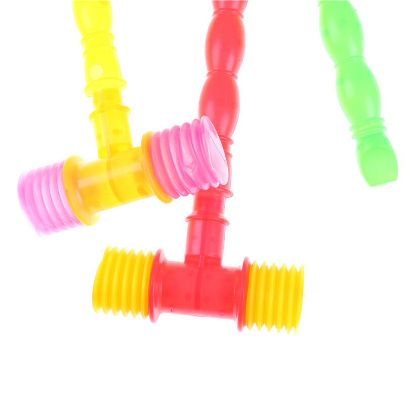 25cm Durable Child Whistle Training Toddler Baby Kids Handle Plastic Hammer Noisy Whistle Toys For Fun Baby Noise Maker