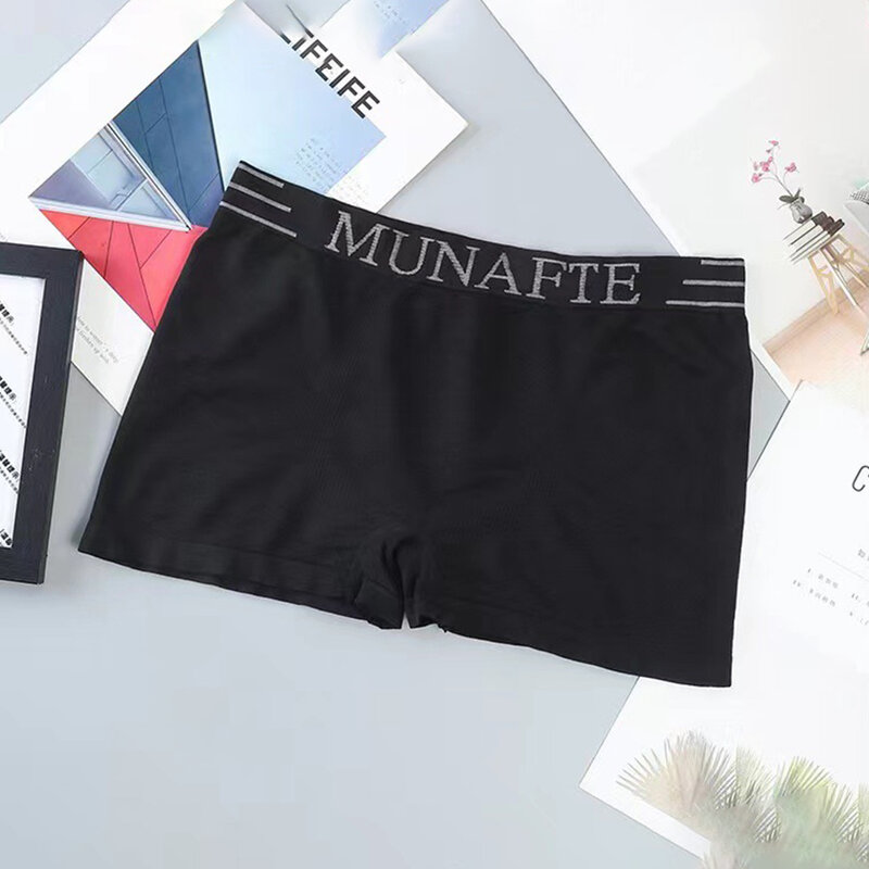 Mutande da uomo a vita media pantaloncini Boxer elasticizzati con tessuto traspirante disponibili in nero/blu Navy/grigio/zaffiro/bianco