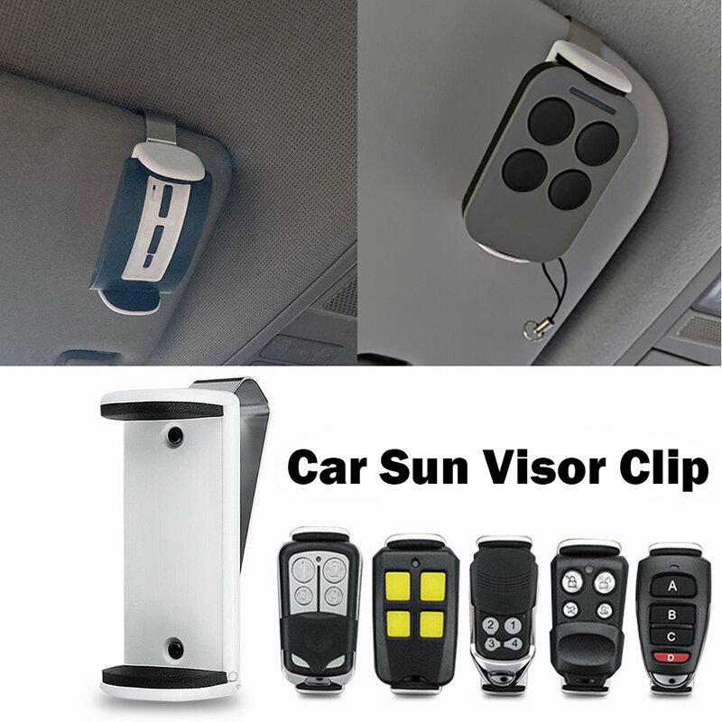 Le plus récent porte-clés de voiture Clip de pare-soleil de voiture 47mm-70mm réglable porte de Garage porte télécommande Clip émetteur support de commande