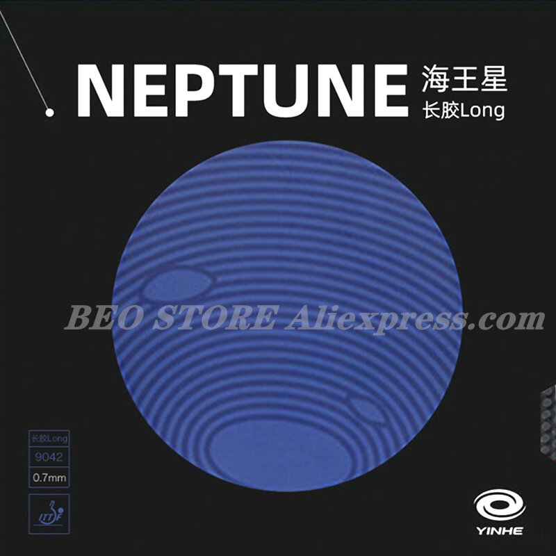 YINHE-Neptune Pips Long Galaxy Borracha De Tênis De Mesa, Topsheet OX Ping Pong com Esponja