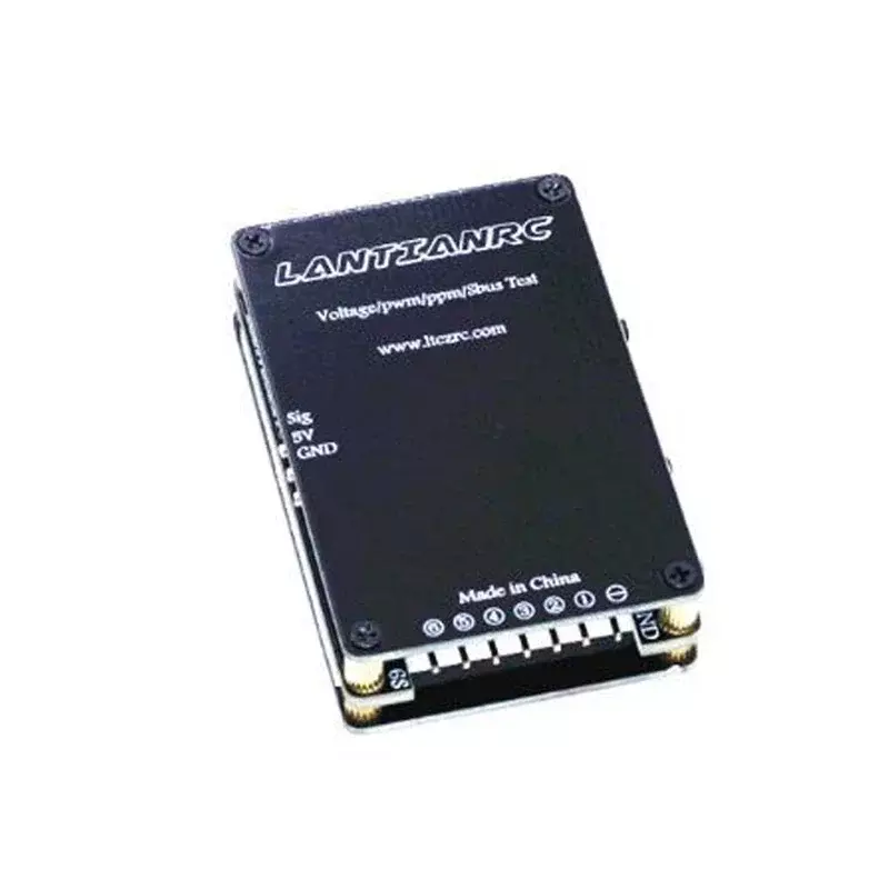 2-6S napięcie/PWM/PPM/SBUS wyświetlacz testowy kolorowy wyświetlacz LCD odbiornik sygnał automatyczne rozpoznawanie przełączany Tester testowanie odległości RC