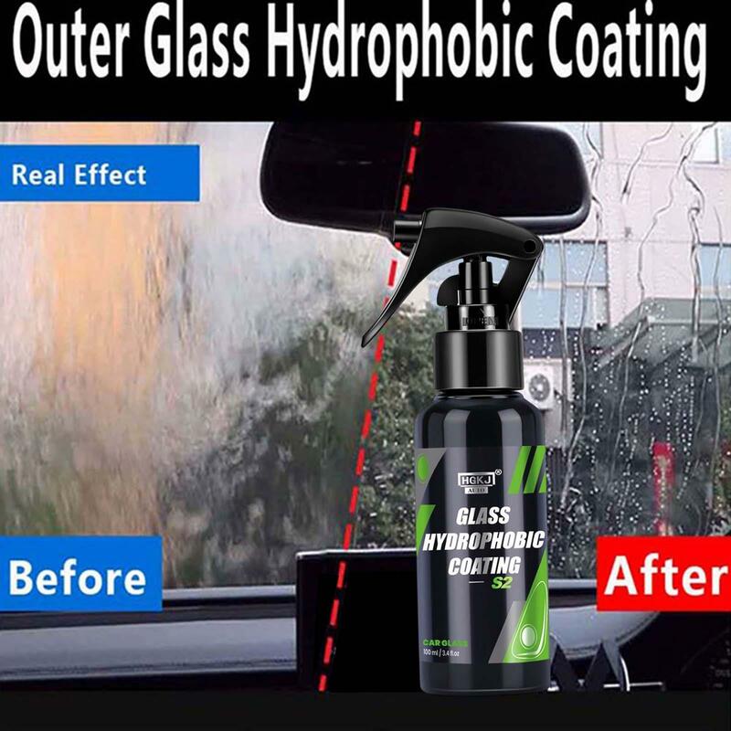 Гидрофобное покрытие для автомобильных стекол, средство для защиты от дождя, нано-керамическое покрытие, защищает ветрозащитные стекла вашего автомобиля