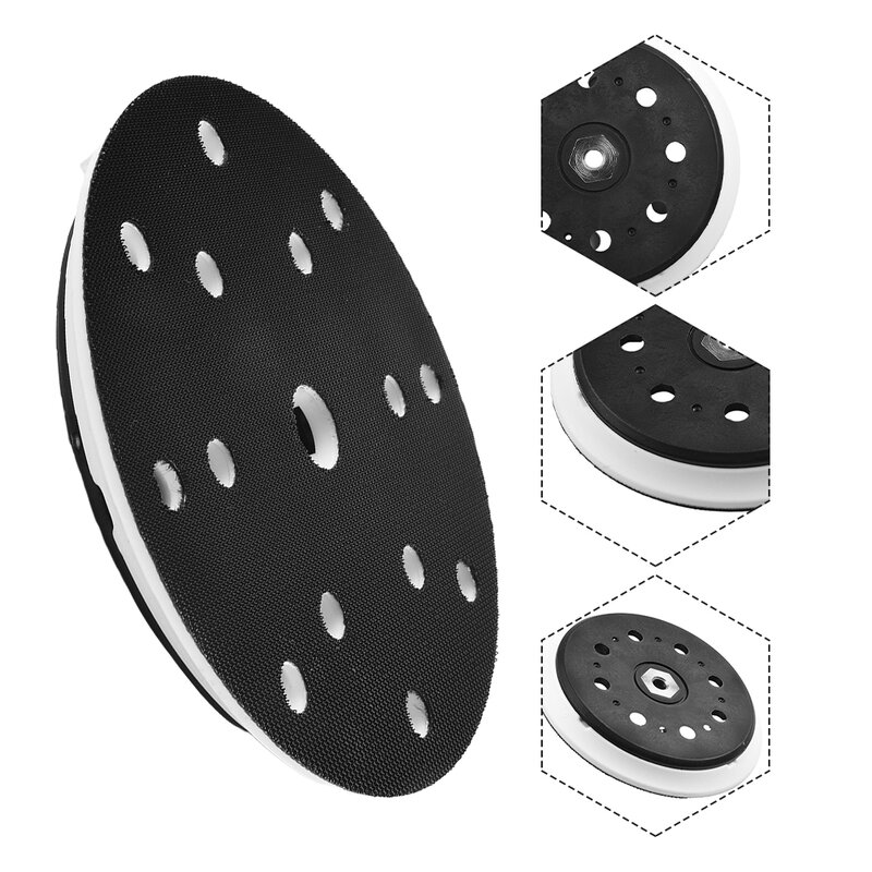 Disco de pulido de almohadilla de respaldo para LIJADORA Orbital, accesorio de pulido de 1 piezas, 148mm/6 pulgadas para BO6050, BO6050J, 197314-7