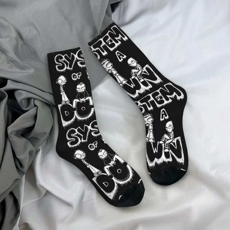 Band System Of A Down Rock Crew Socks per donna uomo accessori All Season heavy metal music calzini lunghi caldi traspiranti