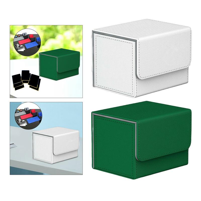 Caja organizadora de cartas, soporte de almacenamiento, contenedor estándar, juego de exhibición