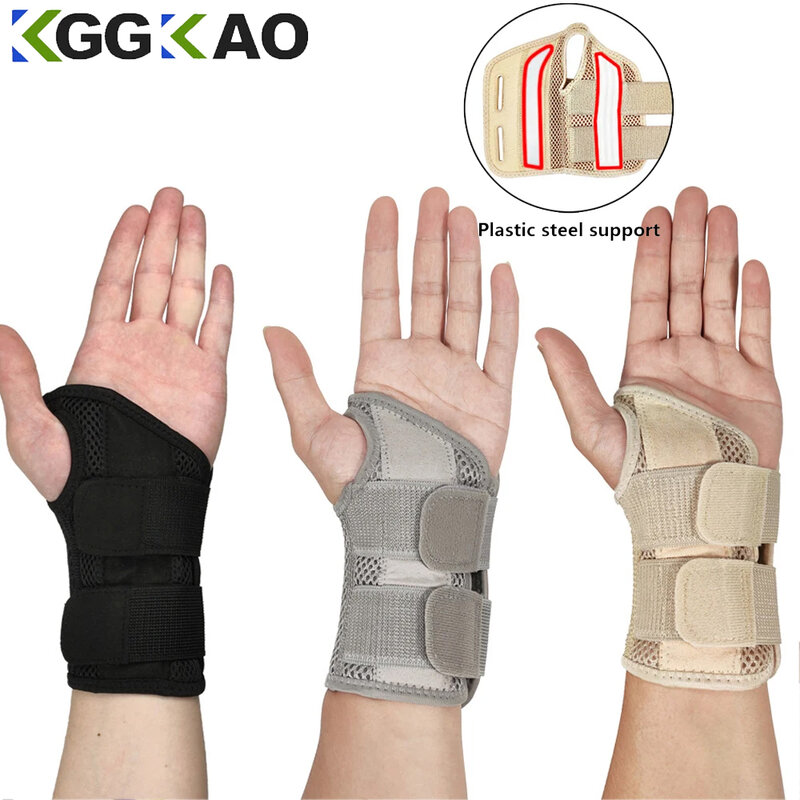 Fitness Thumb Wrist Brace Wraps Carpal Tunnel Arthritis Tendonitis Sprain Wrist Support Bandage Gym Home Sports Hand Protector