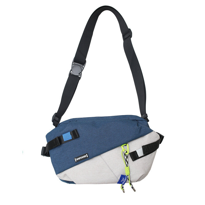 Новая трендовая Спортивная нагрудная сумка через плечо Корейская версия Мужская сумка из ткани Оксфорд водонепроницаемая сумка на плечо большой вместимости
