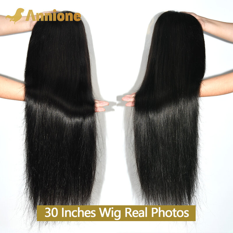 30Inch Straight Wigs  Human Hair 13x4 Transparent HD Lace Front Human Hair Wig Cheap On Sale Clearance Brazilian Hair For Women