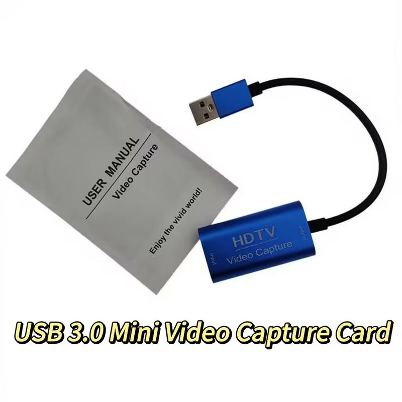 Neue Video aufnahme karte USB 2. 0 4k HDMI-kompatible Videospiel-Grabber-Aufzeichnung für ps4-Camcorder-Switch Live-Broadcast-Kamera