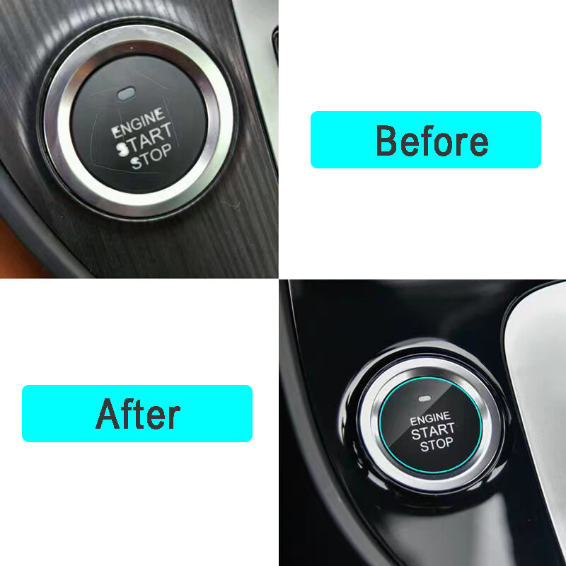 Защитная пленка для кнопки запуска и остановки автомобиля, наклейка для SEAT Ibiza Leon Cupra E-Racer Ateca Formentor FR