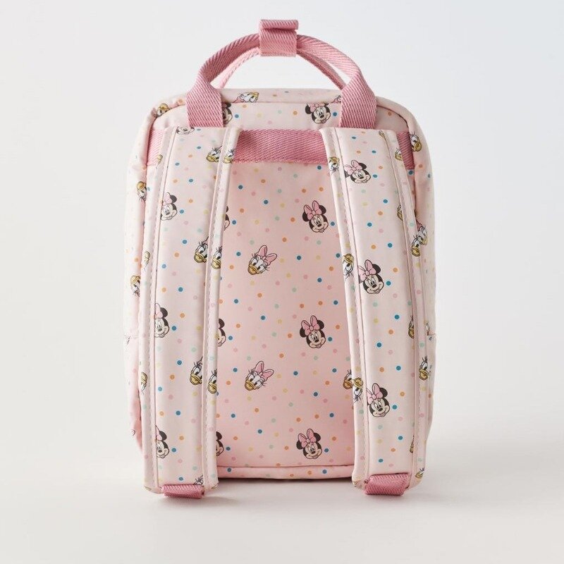 حقيبة ظهر ديزني ميني برسوم كرتونية ، حقيبة مدرسية صغيرة للأطفال ، حقيبة كتف لطيفة للأولاد والبنات ، جديدة ،