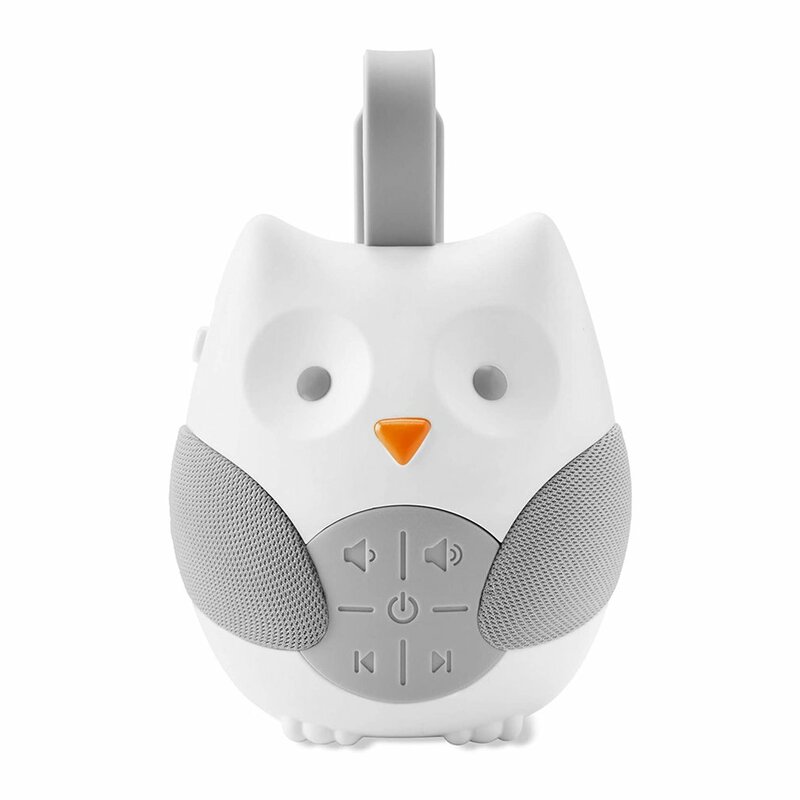 Lámpara de música de búho para niños, reproductor de altavoz inalámbrico con Bluetooth, luz nocturna LED RGB, lámpara de pájaro de silicona recargable por USB, regalo para bebés