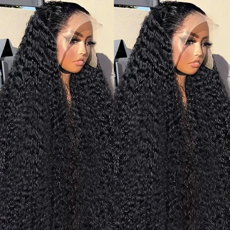 13x4 3x6 HD Lace Deep Wave Frontal Wig Curly Lace Front Human Hair Wigs For Black Women Brazilian Wet And Wavy Water Lace Wig