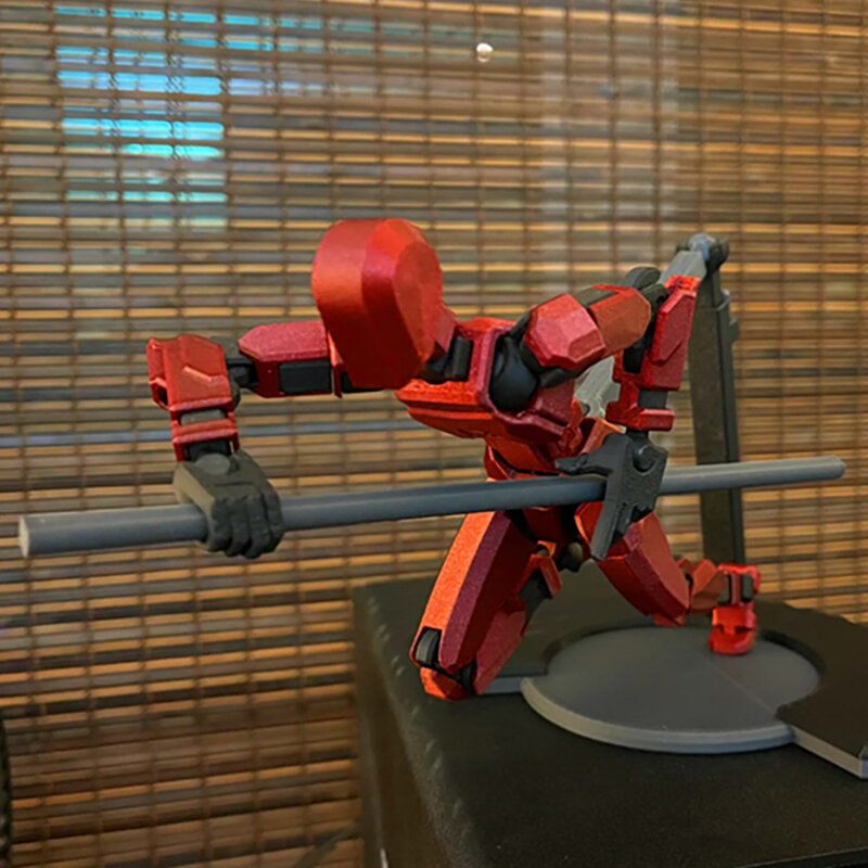 Многошарнирный подвижный моделирующий робот 2,0, манекен с 3D принтом, 13 экшн-фигурок, игрушки для детей и взрослых, игры для родителей и детей
