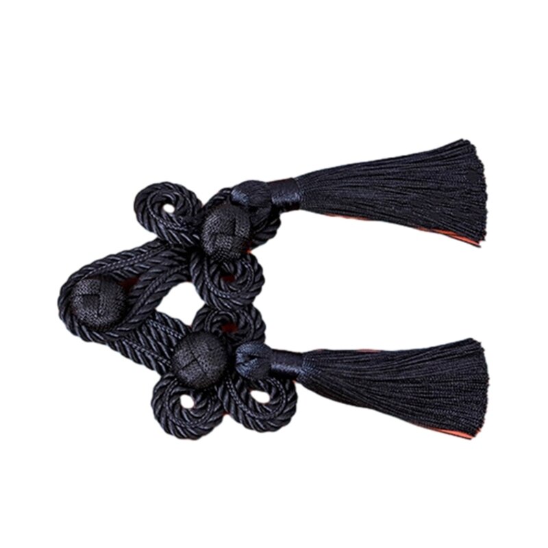 Китайский узел Cheongsam, пуговицы, бахрома в форме узла, застежка, костюм Тан, кардиган своими руками