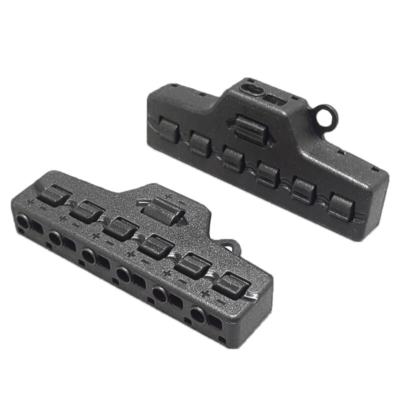 6 Ports Out Line Splitter Quick Connect Low Voltage Wire Splitter Distribution Block For Lighting Led Strip Connection Terminal