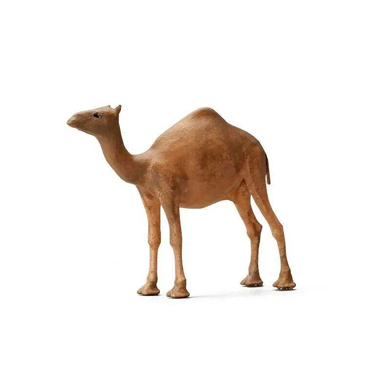 Vache Désert Camel Matkey Chien Miniature, Figure Animale, Photographie Créative, Décoration de La Maison, Modèle De Voiture Assressenti, 1/64